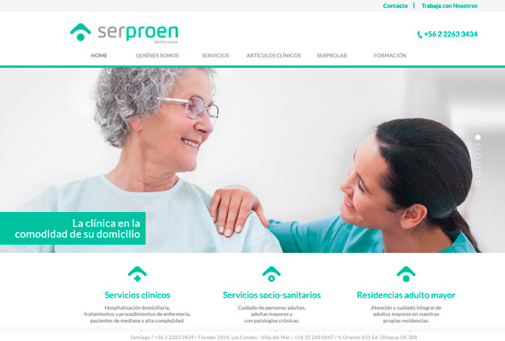 Serproen estrena nueva página web en Internet